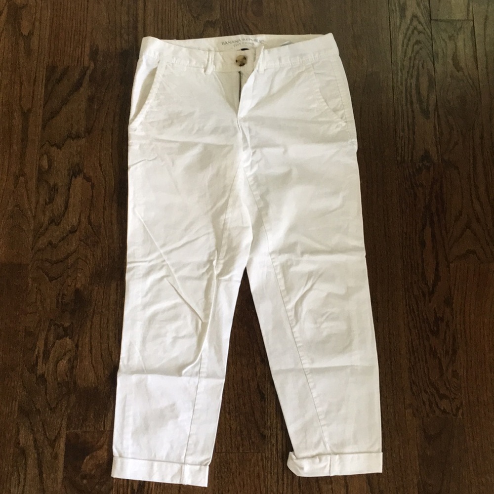 Banana republic city Chino in white